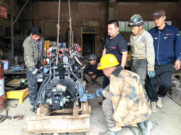 9天攻坚!北山矿突破竖井限制成功安装矿用破碎台车(图2) 微信图片_20250522161921.jpg